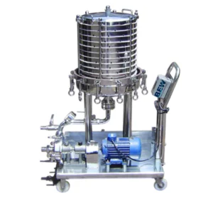 Sparkler type filter press