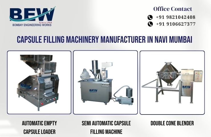Capsule Filling Machinery Manufacturer in Navi Mumbai