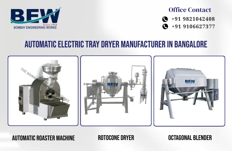 Automatic Electric Tray Dryer Manufacturer in Bangalore