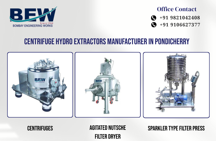 Centrifuge Hydro Extractors Manufacturer in Pondicherry