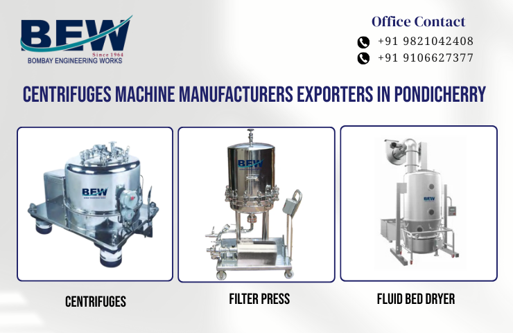 Centrifuges Machine Manufacturers Exporters in Pondicherry