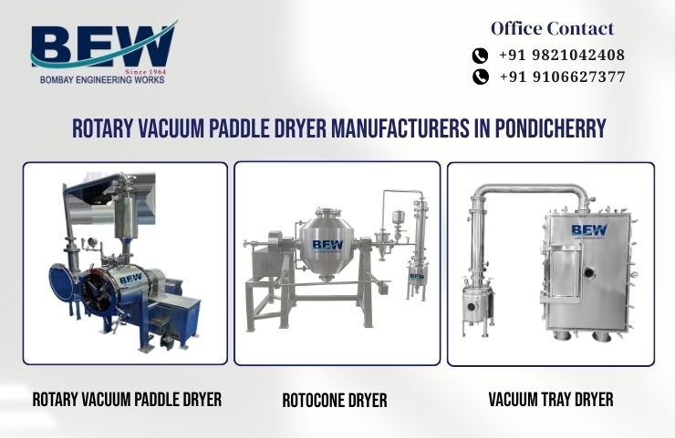 Rotary Vacuum Paddle Dryer Manufacturers in Pondicherry
