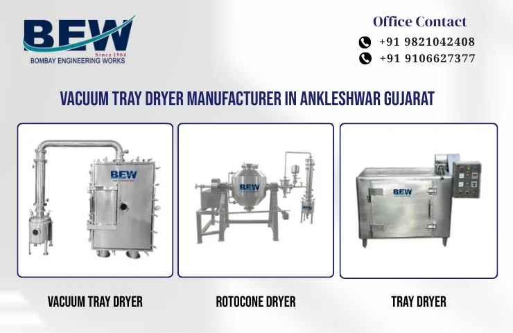 Vacuum Tray Dryer Manufacturer in Ankleshwar Gujarat