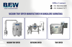 Vacuum Tray Dryer Manufacturer in Bangalore Karnataka