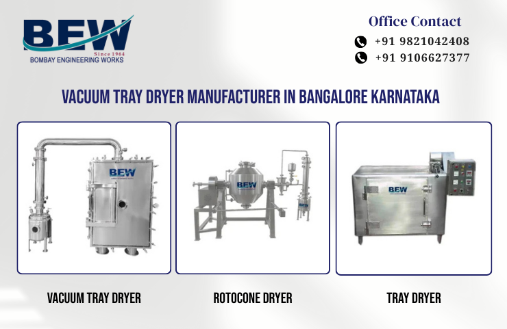 Vacuum Tray Dryer Manufacturer in Bangalore Karnataka