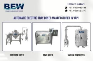 Automatic Electric Tray Dryer Manufacturer in Vapi