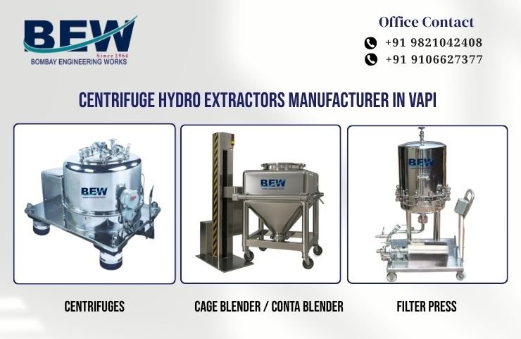 Centrifuge Hydro Extractors Manufacturer in Vapi