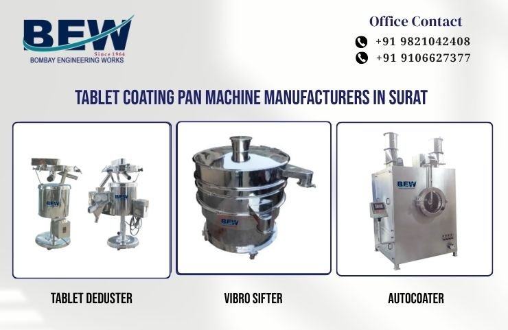 Tablet Coating Pan Machine Manufacturers in Surat