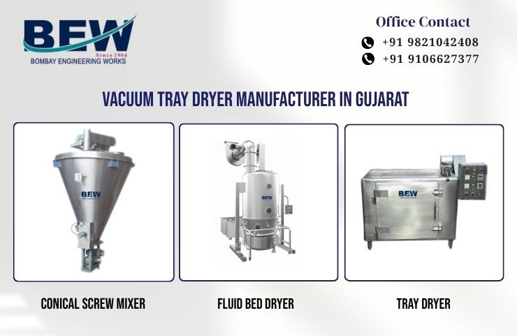 Vacuum Tray Dryer Manufacturer in Gujarat
