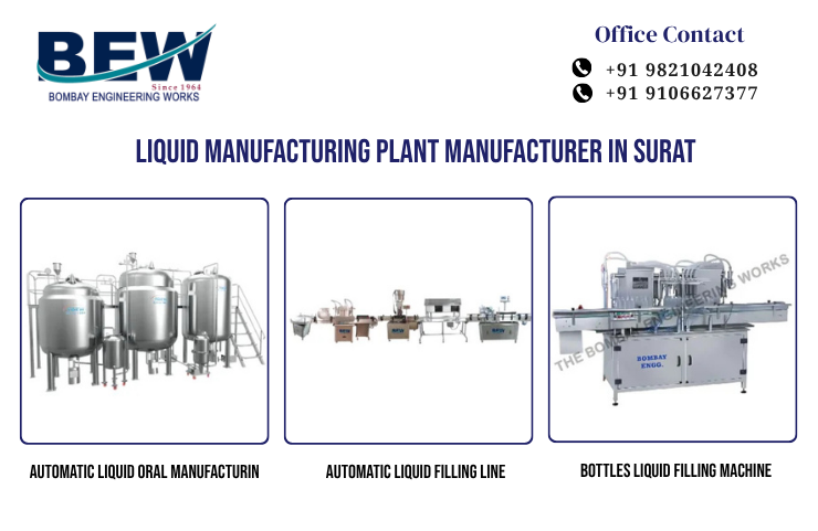 Liquid Manufacturing Plant Manufacturer in Surat