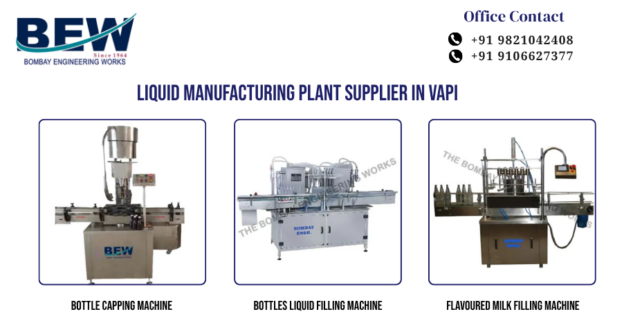 Liquid Manufacturing Plant Supplier in Vapi