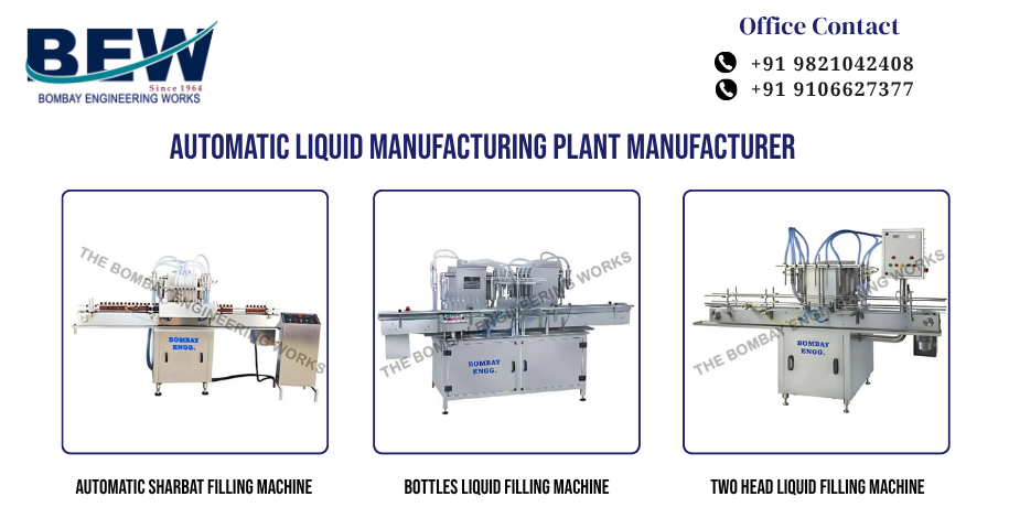 Automatic Liquid Manufacturing Plant Manufacturer
