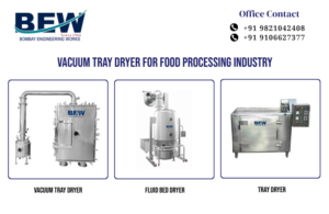 Vacuum Tray Dryer for Food Processing Industry