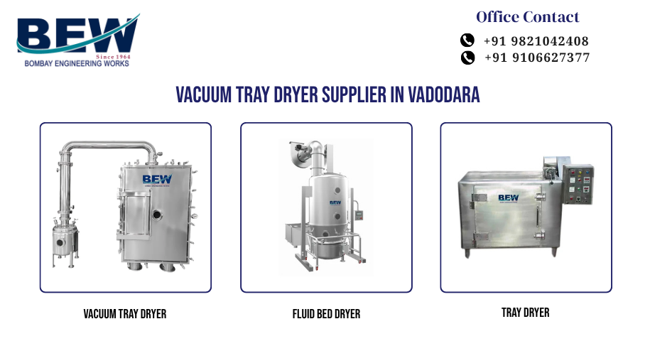 Vacuum Tray Dryer Supplier in Vadodara
