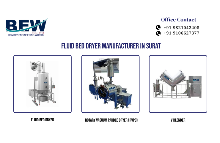 Fluid Bed Dryer Manufacturer in Surat