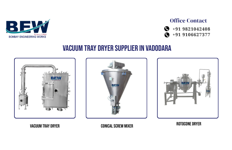 Best Vacuum Tray Dryer Supplier in Vadodara