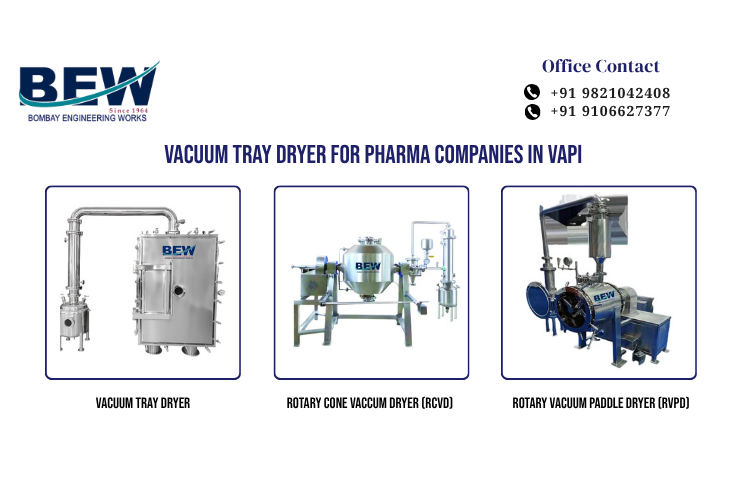 Vacuum Tray Dryer for Pharma Companies in Vapi