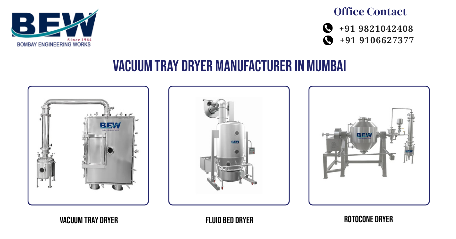 Vacuum Tray Dryer Manufacturer in Mumbai
