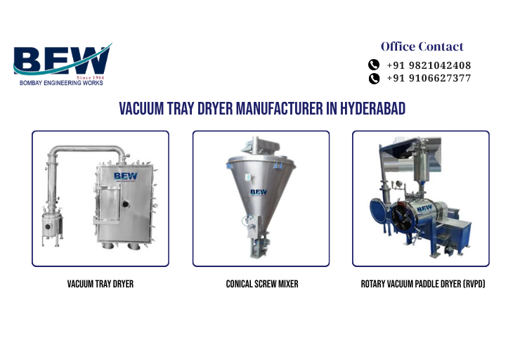 Vacuum Tray Dryer Manufacturer in Hyderabad