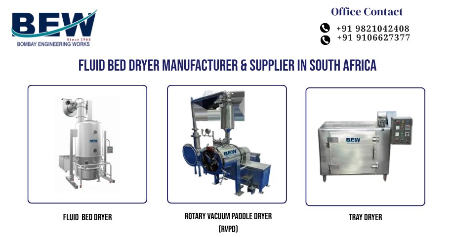 Fluid Bed Dryer Manufacturer & Supplier In South Africa