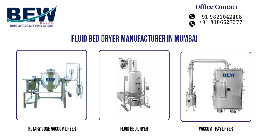 Fluid Bed Dryer Manufacturer in Mumbai