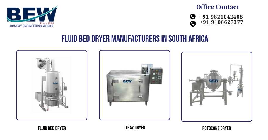 Fluid Bed Dryer Manufacturers in South Africa