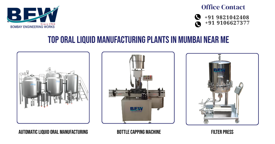 Top Oral Liquid Manufacturing Plants in Mumbai Near Me