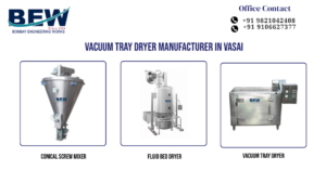 Vacuum Tray Dryer Manufacturer in Vasai