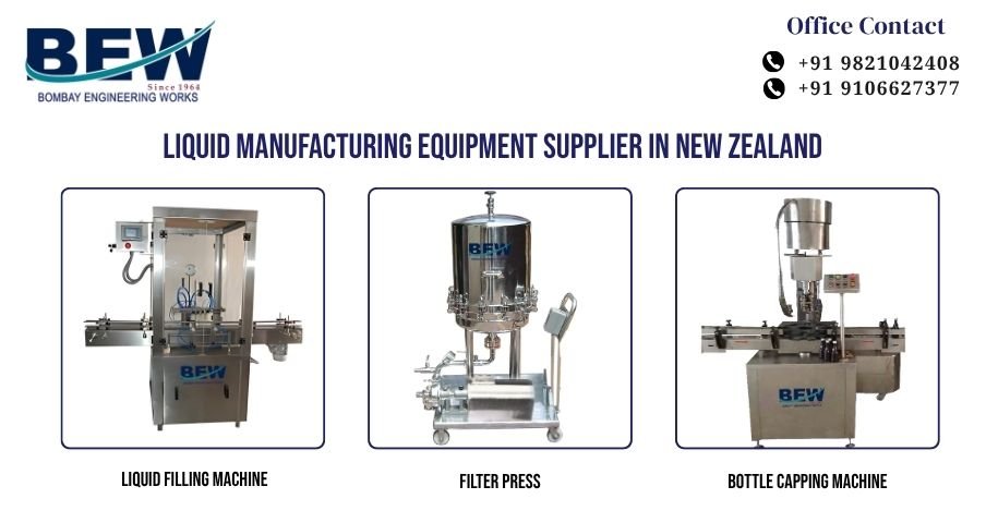 Liquid Manufacturing Equipment Supplier in New Zealand