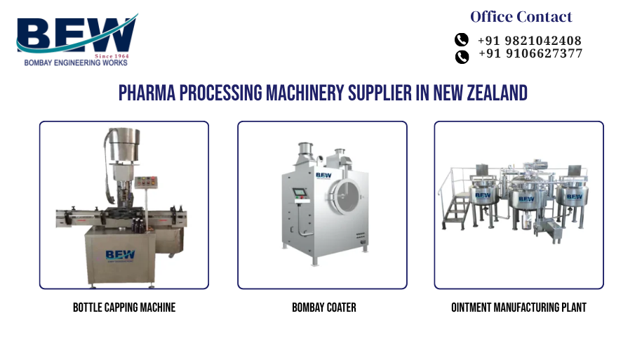 Pharma Processing Machinery Supplier in New Zealand