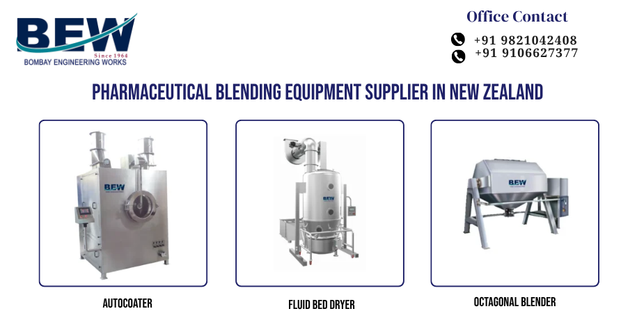 Pharmaceutical Blending Equipment Supplier in New Zealand