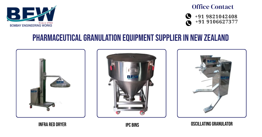 Pharmaceutical Granulation Equipment Supplier in New Zealand