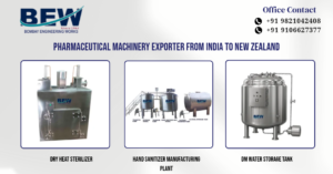 Pharmaceutical Machinery Exporter from India to New Zealand